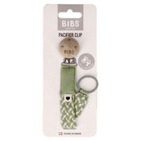 Bibs Fopspeenketting Braided Sage&ivory