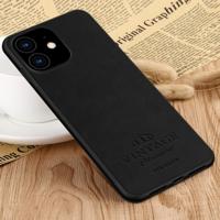 PINWUYO PIN Rui serie klassiek leer PC + TPU + PU leer waterdicht en anti-Fall all-inclusive beschermende shell voor iPhone XIR 2019 (zwart)