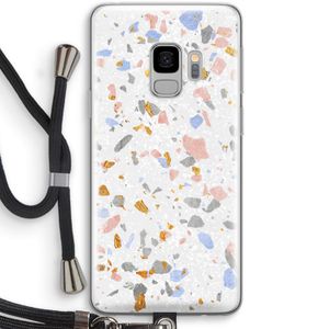 Terrazzo N°8: Samsung Galaxy S9 Transparant Hoesje met koord