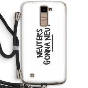 Neuters: LG K10 (2016) Transparant Hoesje met koord