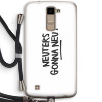 Neuters: LG K10 (2016) Transparant Hoesje met koord