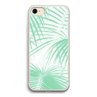 Palmbladeren: iPhone 7 Transparant Hoesje