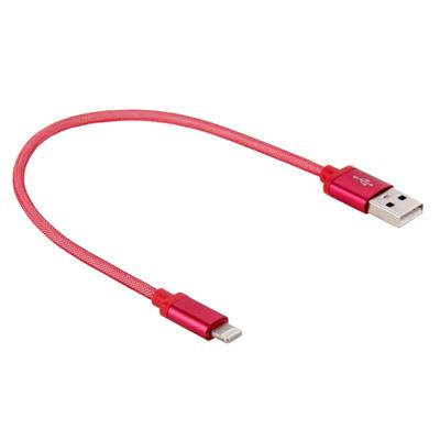 1m Net Style Metal Head 8 Pin to USB Data / Charger Cable For iPhone X / iPhone 8 & 8 Plus / iPhone 7 & 7 Plus / iPhone 6 & 6s & 6 Plus & 6s Plus / i