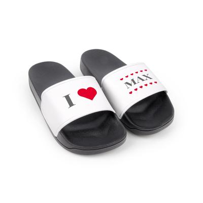 Badslippers bedrukken - Zwart - 44