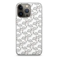 Zwanen: iPhone 13 Pro Transparant Hoesje