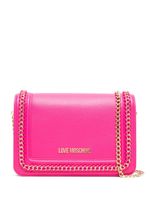 Love Moschino chain-link detail crossbody bag - Rose