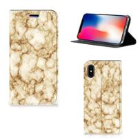 Apple iPhone X | Xs | Standcase | Marmer Goud