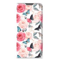 OPPO A96 | A76 Smart Cover Butterfly Roses - thumbnail