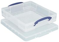 Really Useful Box opbergdoos 7 liter met divider, transparant