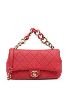 CHANEL Pre-Owned mini sac à main Elegant Chain Flap (2019) - Rouge