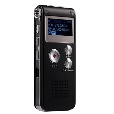 SK-012 8GB Voice Recorder USB professionele Dictaphone digitale audio met WAV MP3 speler VAR functie record (zwart)
