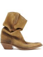 Maison Margiela bottines Tabi 55 mm en daim - Marron - thumbnail