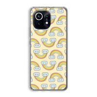 Regenboog: Xiaomi Mi 11 Transparant Hoesje Regenboog: Xiaomi Mi 11 Transparant Hoesje