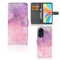 Hoesje OPPO A98 5G Pink Purple Paint