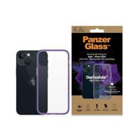iPhone 13 Mini PanzerGlass ClearCase Antibacterieel Hoesje - Paars / Doorzichtig - thumbnail