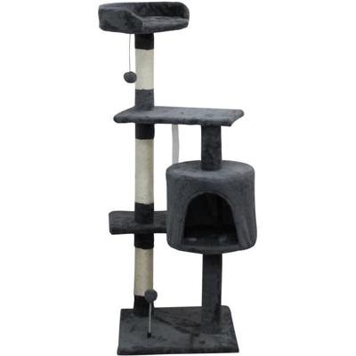 JAPSER - Scratching post - 40 x 40 x 114 cm - Grijs