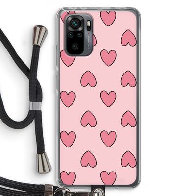 Ondersteboven verliefd: Xiaomi Redmi Note 10 Pro Transparant Hoesje met koord