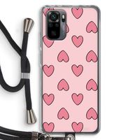 Ondersteboven verliefd: Xiaomi Redmi Note 10 Pro Transparant Hoesje met koord