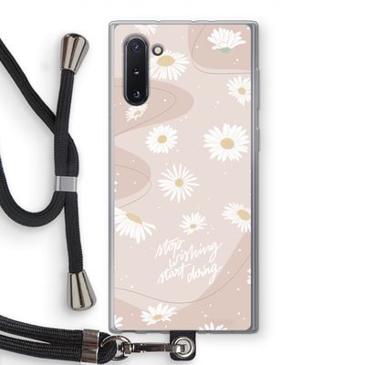 Daydreaming becomes reality: Samsung Galaxy Note 10 Transparant Hoesje met koord