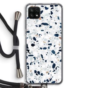 Terrazzo N°1: Samsung Galaxy A22 5G Transparant Hoesje met koord