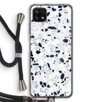 Terrazzo N°1: Samsung Galaxy A22 5G Transparant Hoesje met koord