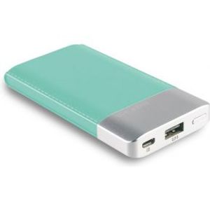 RealPower PB-4000 Fashion powerbank Blauw, Zilver Lithium-Polymeer (LiPo) 4000 mAh