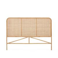 Kave Home Hoofdbord 'Quiterie' Rotan, 150/160cm