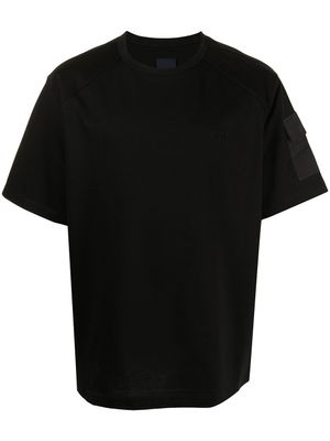 Juun.J t-shirt à logo brodé - Noir