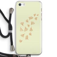 Falling Leaves: iPhone 5 / 5S / SE Transparant Hoesje met koord