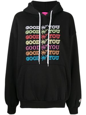 BAPY BY *A BATHING APE® hoodie à imprimé texte - Noir