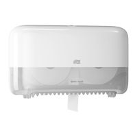 Tork 558040 toiletpapierhouder Wit Kunststof Dispenser voor toiletpapierrollen - thumbnail