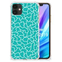 Apple iPhone 11 Back Cover Cracks Blue - thumbnail