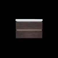 Onderkast Sanilux Trendline Met Greeplijst Aluminium 80x47x52 cm Brown Oak Sanilux Onderkast Sanilux Trendline Met Greeplijst Aluminium 80x47x52 cm Brown Oak Sanilux