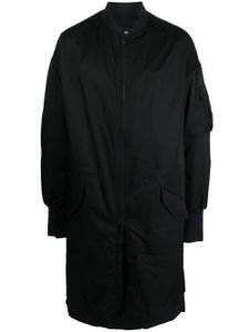 Y-3 veste bomber à coupe longue - Noir