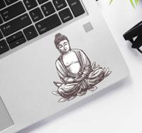 Laptop sticker boeddha - thumbnail