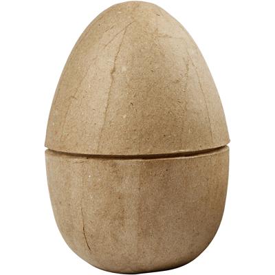 Creativ Company 2-delig ei, h: 12 cm, d 9 cm, 1 stuk