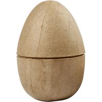 Creativ Company 2-delig ei, h: 12 cm, d 9 cm, 1 stuk
