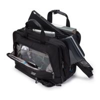 Dicota Eco Top Traveller Twin PRO 14-15.6 Laptoptas Geschikt voor max. (laptop): 39,6 cm (15,6) Zwart - thumbnail