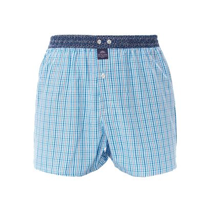 McAlson Boxer met binnenbroek blauw ruitje