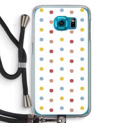 Bollen: Samsung Galaxy S6 Transparant Hoesje met koord