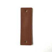 Leren label cognac Leren label cognac