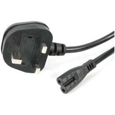 StarTech.com 1 m laptop-voedingskabel 2 sleuven voor VK BS-1363 naar C7