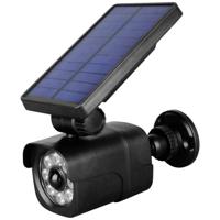 ENTAC ESLCAM-SMD Wandspot op zonne-energie met bewegingsmelder 4 W Zwart