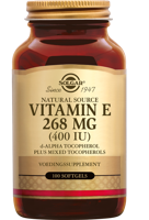 Solgar Vitamine E 268 mg/400 IU Complex Softgels