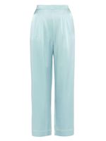 ERES Mondain silk pyjama trousers - Bleu - thumbnail