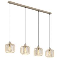 Globo 4-lichts hanglampAlfred zand bruin - 15758-4H