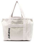ISABEL MARANT sac cabas Darwen à logo brodé - Tons neutres