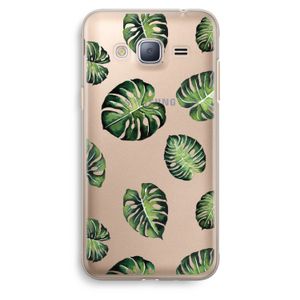 Tropische bladeren: Samsung Galaxy J3 (2016) Transparant Hoesje