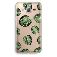 Tropische bladeren: Samsung Galaxy J3 (2016) Transparant Hoesje