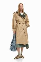 Tweedelige tweekleurige regenjas - BROWN - XL
